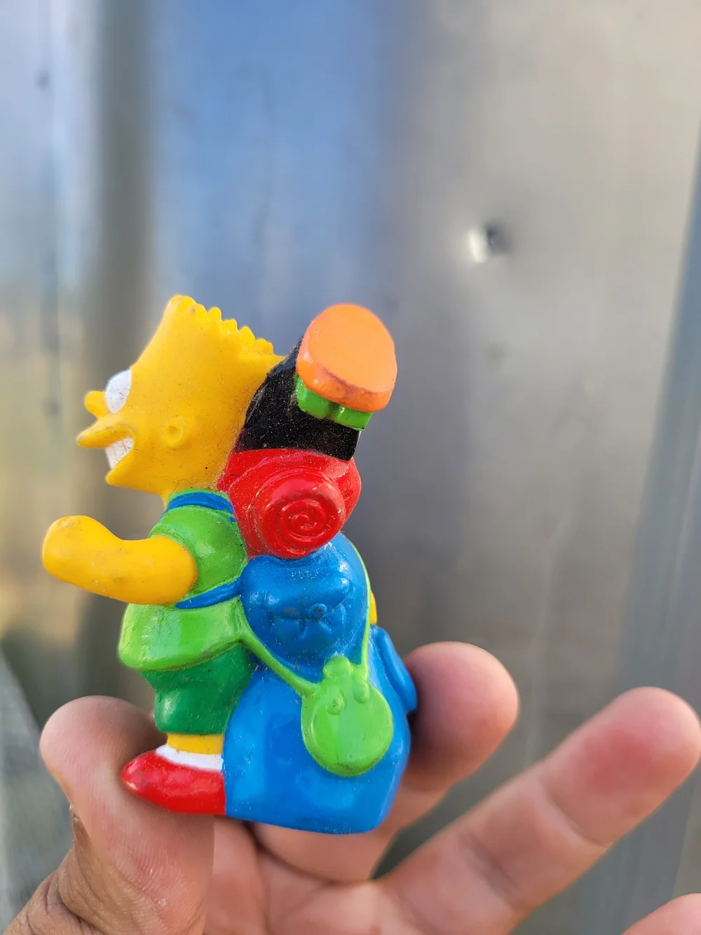 Simpsons Go Camping Bart Burger King Toys Figures 1990 Vintage  #thesimpsons